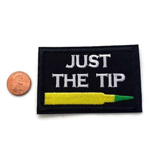 Just The Tip Embroidered Patch - Picture 2 of 3